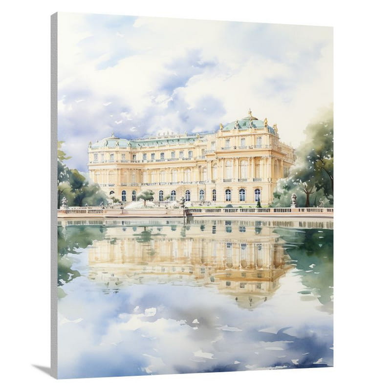 Vienna's Imperial Reflections - Canvas Print