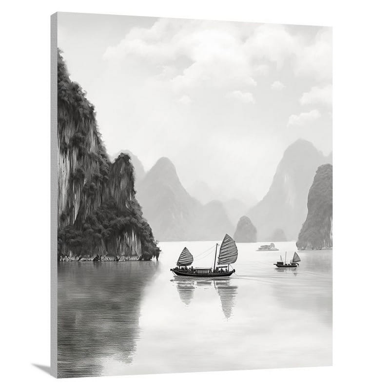 Vietnam's Serene Symphony - Canvas Print
