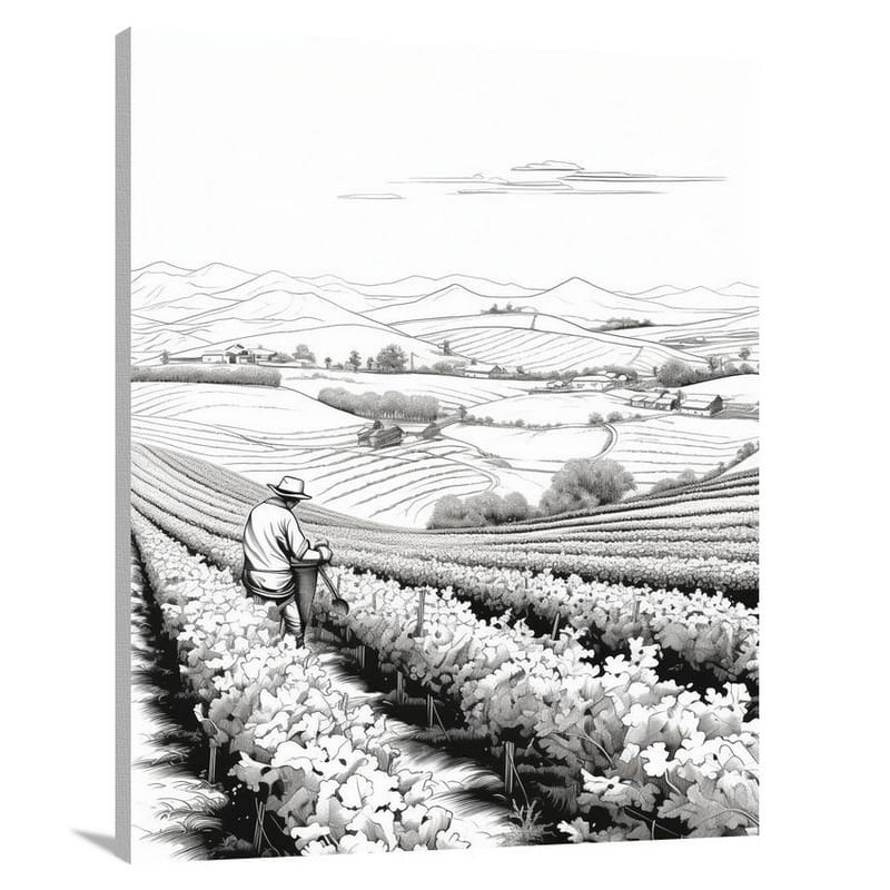 Vineyard Symphony - Canvas Print