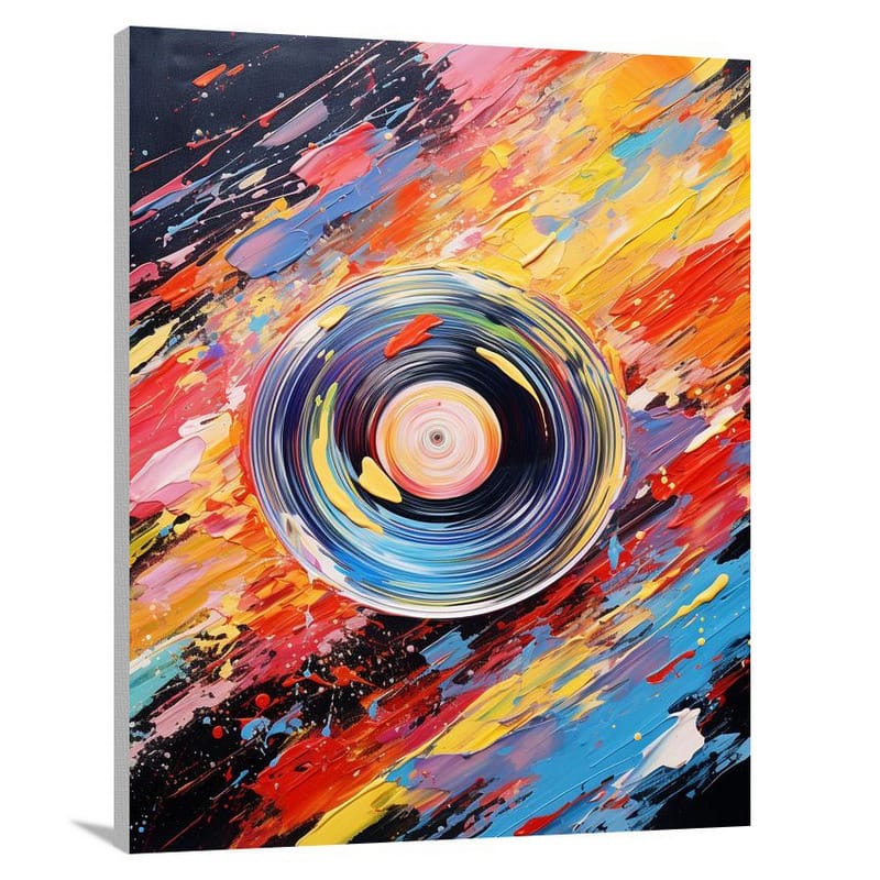 Vinyl Harmony - Canvas Print