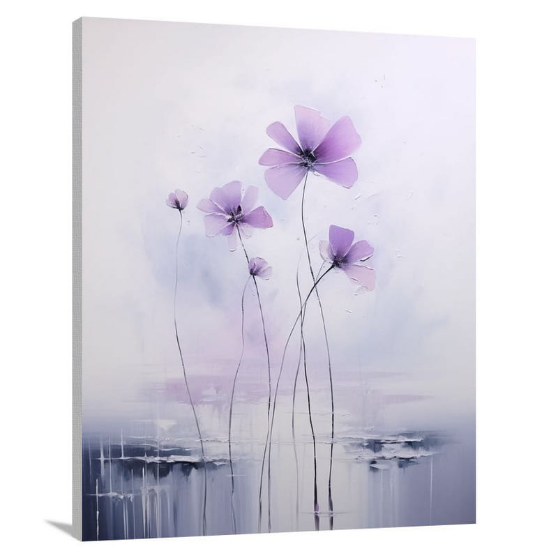 Violet Dreamscape - Minimalist - Canvas Print