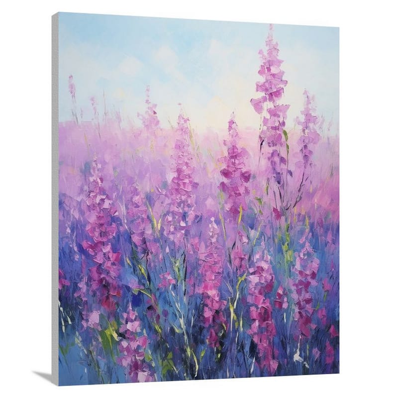 Violet Symphony - Impressionist - Canvas Print