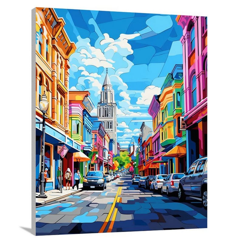 Virginia Streets: - Canvas Print