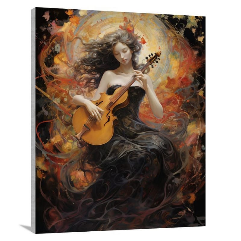 Virgo's Melodic Touch - Canvas Print