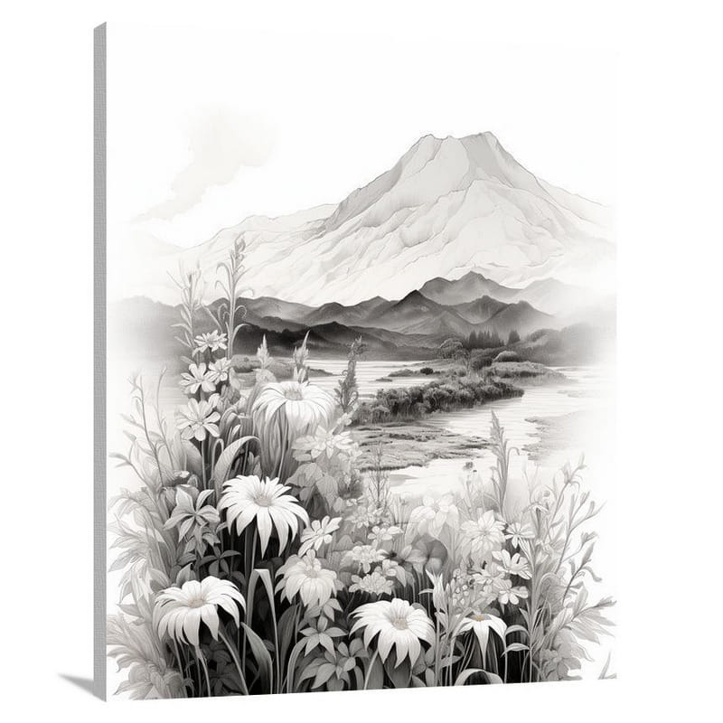 Volcanic Blossoms - Canvas Print