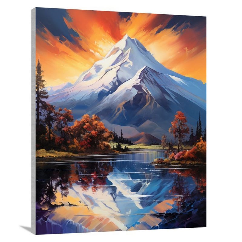 Volcanic Reflections - Canvas Print