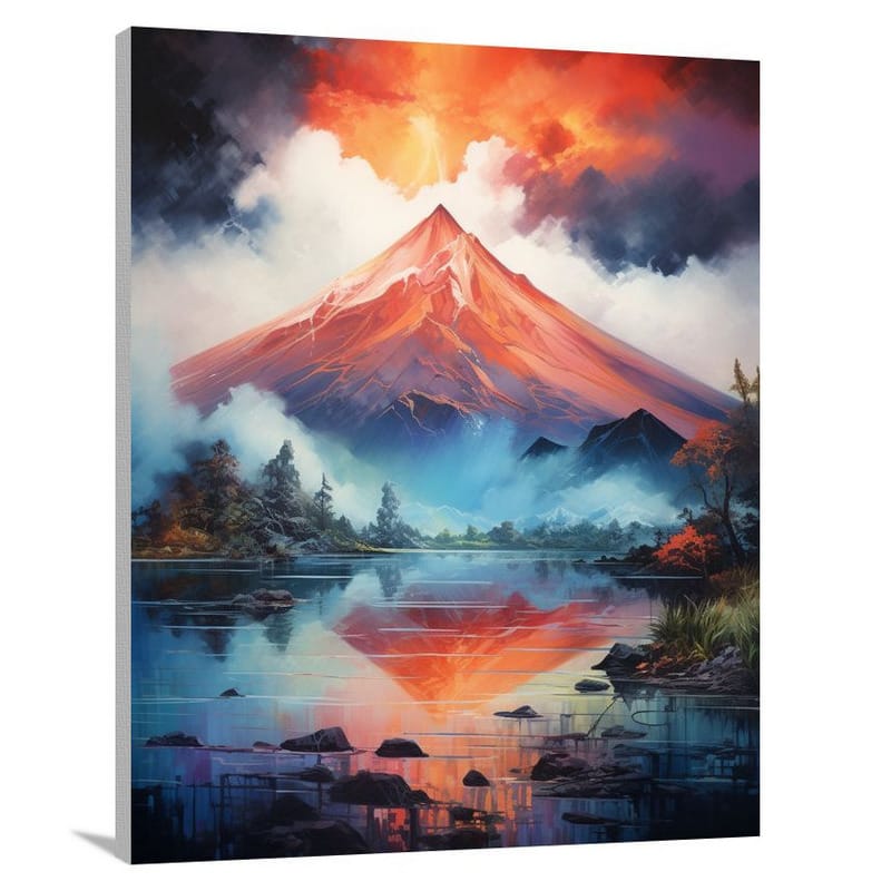 Volcanic Reflections - Contemporary Art - Canvas Print