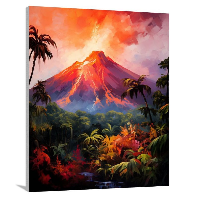 Volcanic Symphony - Canvas Print
