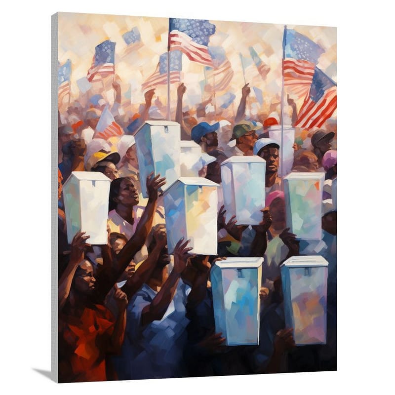 Voting Rights Unite - Canvas Print