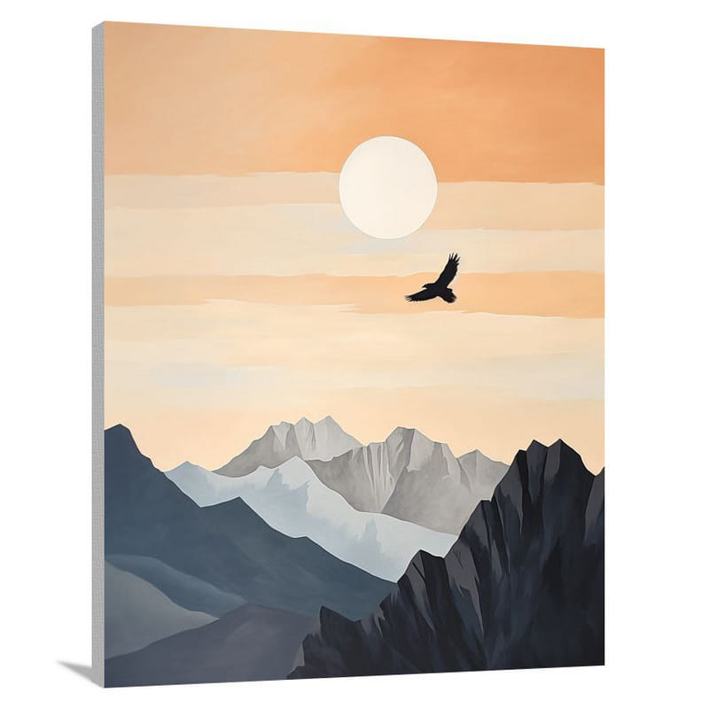 Vulture's Vista - Minimalist - Canvas Print