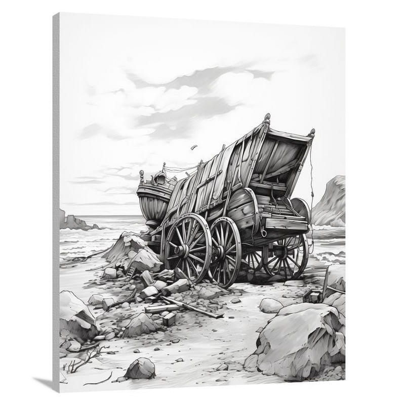 Wagon's Resilience - Canvas Print