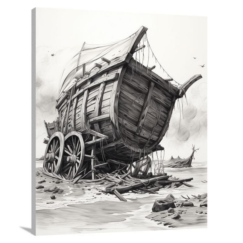 Wagon's Voyage - Canvas Print