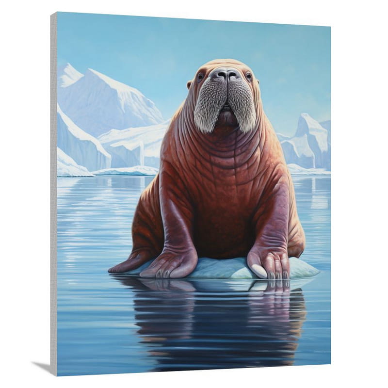 Walrus's Solitude - Canvas Print
