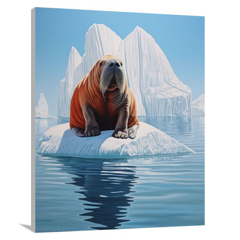 Walrus's Solitude - Contemporary Art - Canvas Print