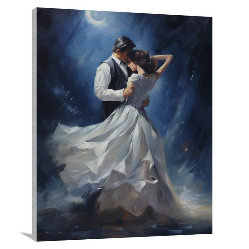 Waltzing Moonlight - Impressionist - Canvas Print