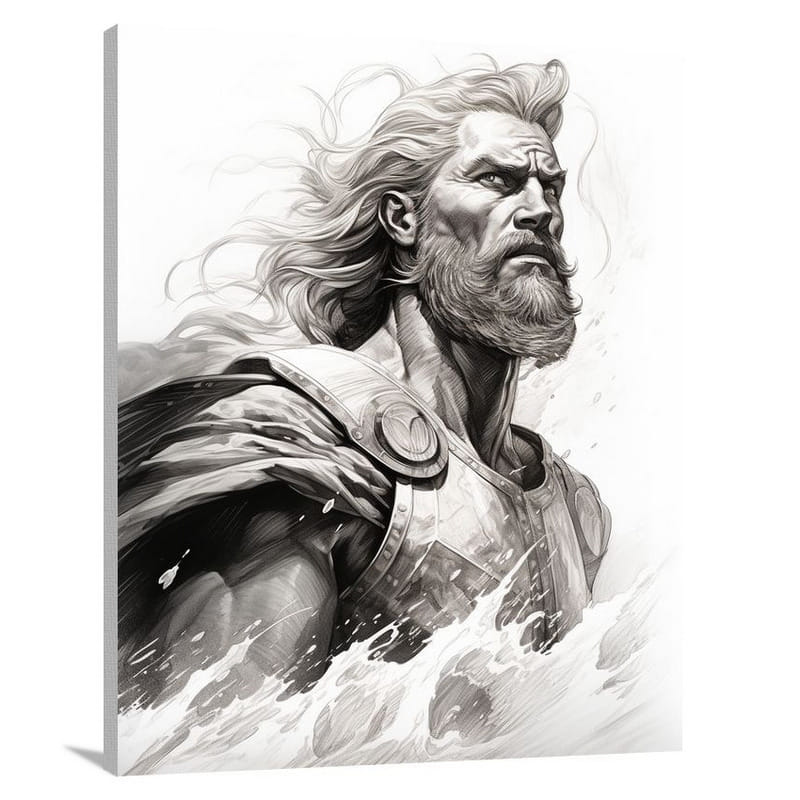 Warrior's Resolve - Canvas Print
