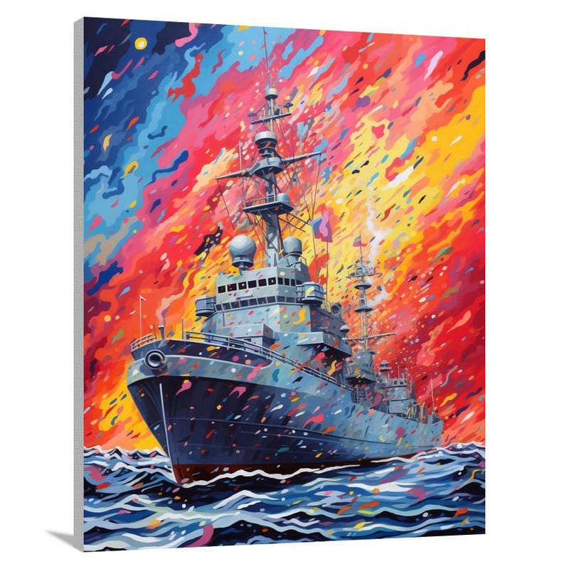 Warship Ascendancy - Canvas Print