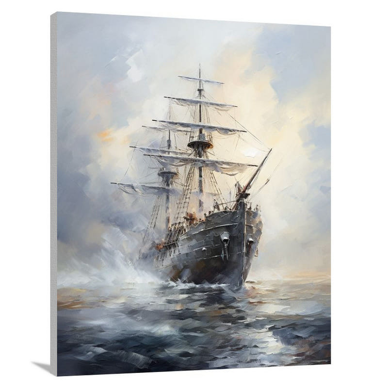 Warship Rising - Canvas Print