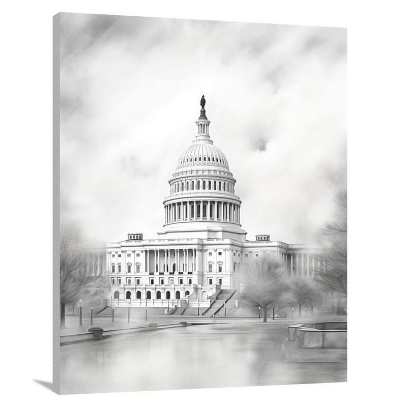 Washington DC: The Enigmatic Capitol - Canvas Print