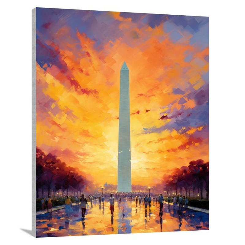 Washington Sunset - Canvas Print