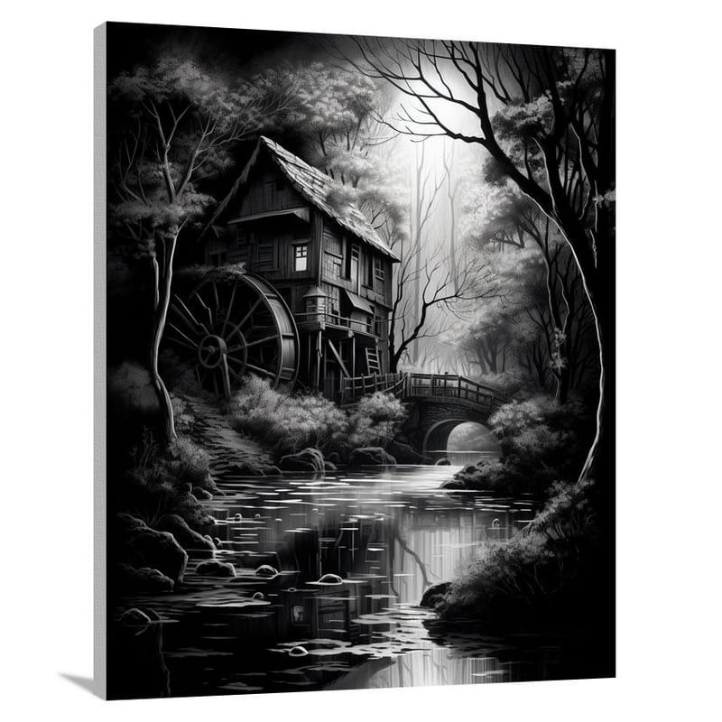 Watermill's Enchantment - Canvas Print
