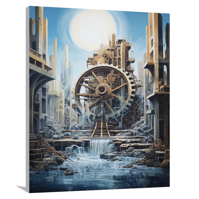 Watermill Symphony - Canvas Print