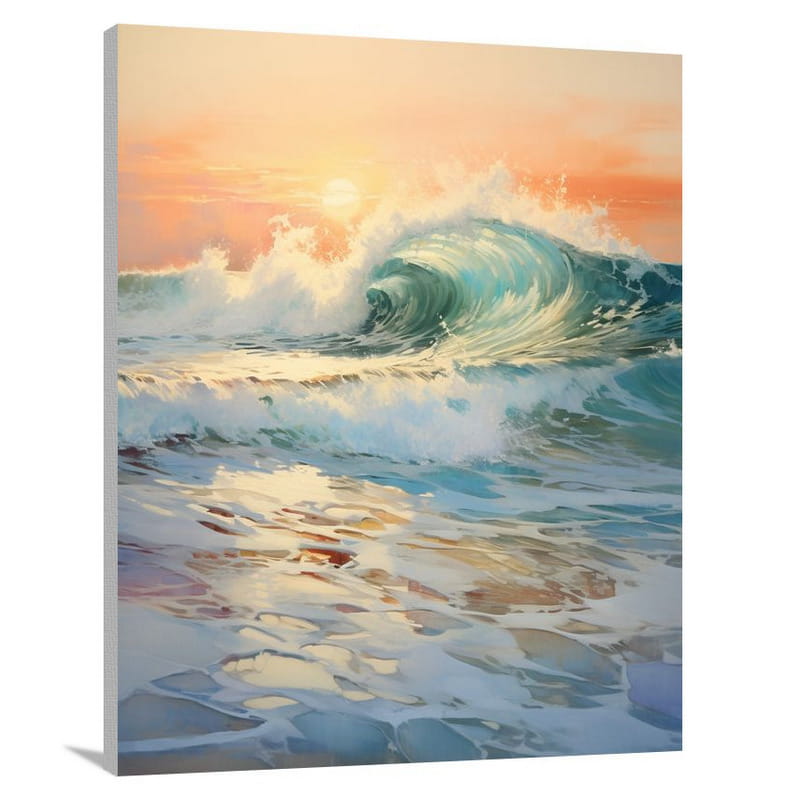 Wave's Serenity - Canvas Print