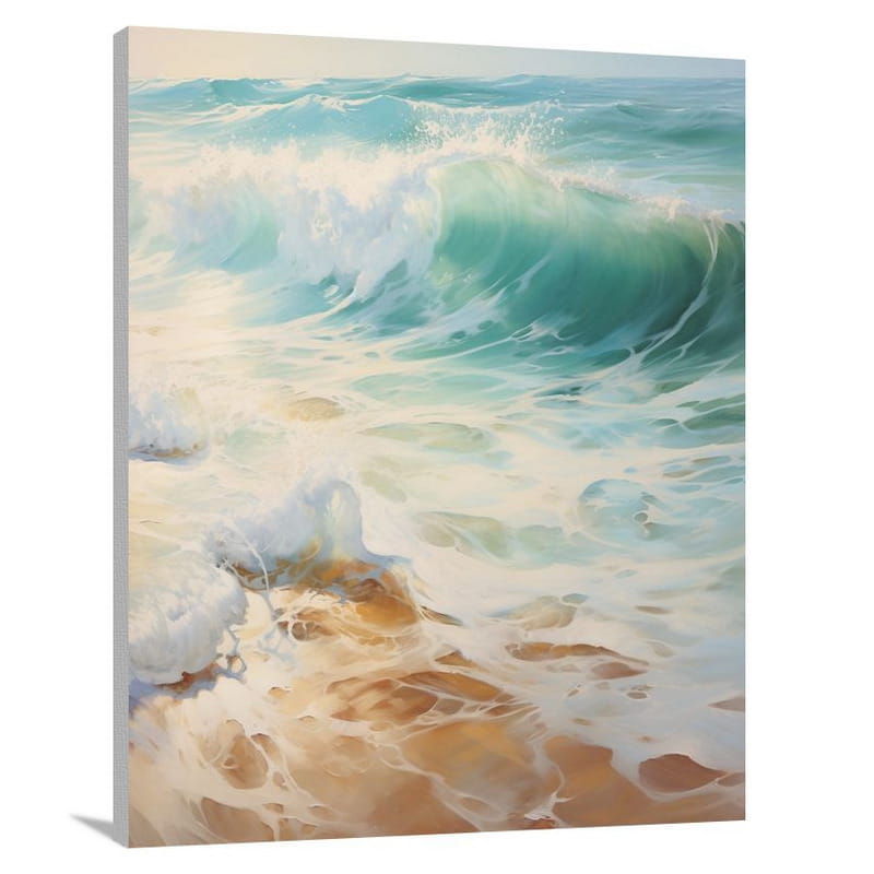 Wave's Serenity - Contemporary Art - Canvas Print