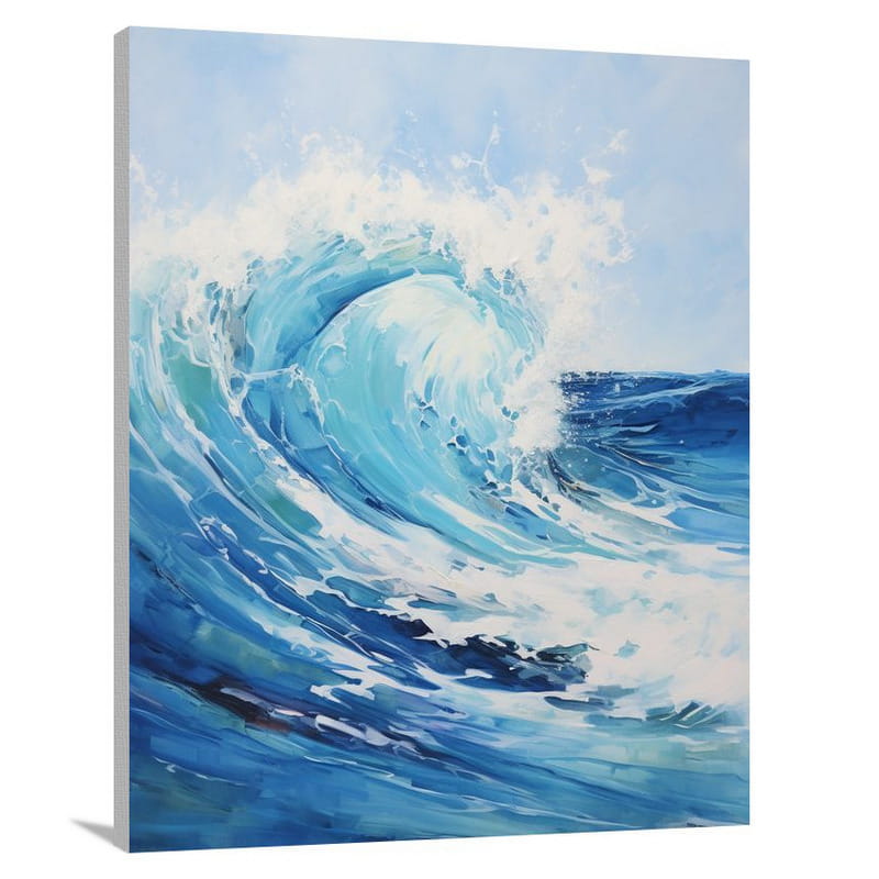 Wave Symphony - Impressionist - Canvas Print