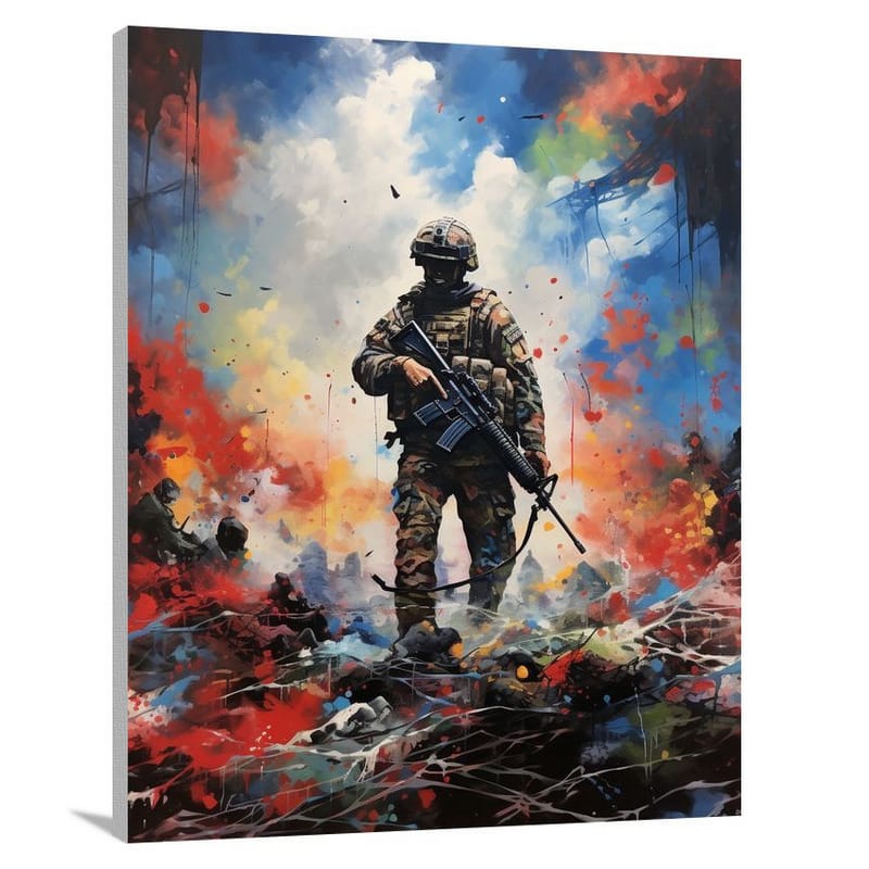 Weapon of Defiance - Canvas Print