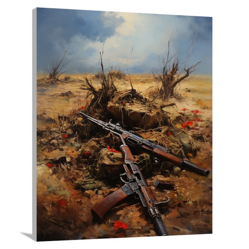 Weapon's Echo - Impressionist - Canvas Print