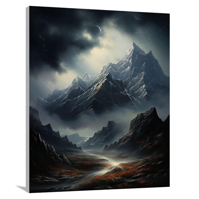 Weather's Majestic Fury - Canvas Print
