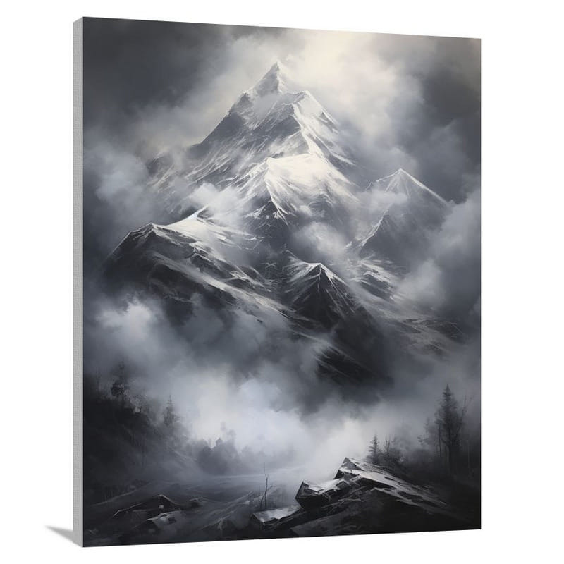 Weather's Majestic Fury - Contemporary Art - Canvas Print