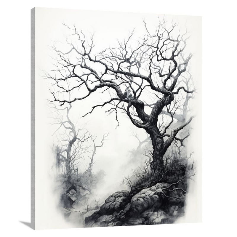 Weather's Mystical Embrace - Canvas Print