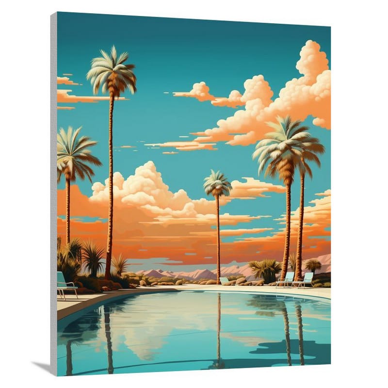 Weather's Oasis - Canvas Print