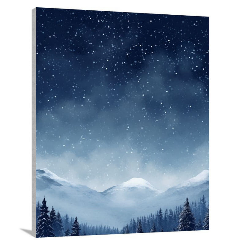 Weather's Serene Night - Canvas Print