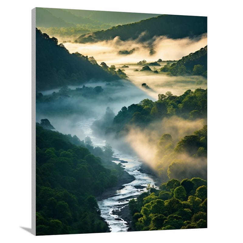 West Virginia's Enchanted River - Canvas Print