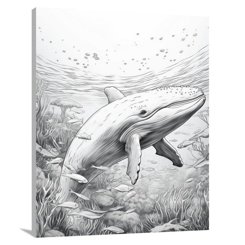 Whale's Enchantment - Canvas Print