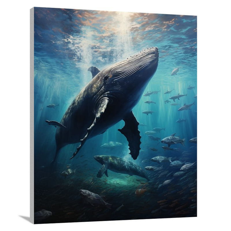 Whale's Serenade - Canvas Print