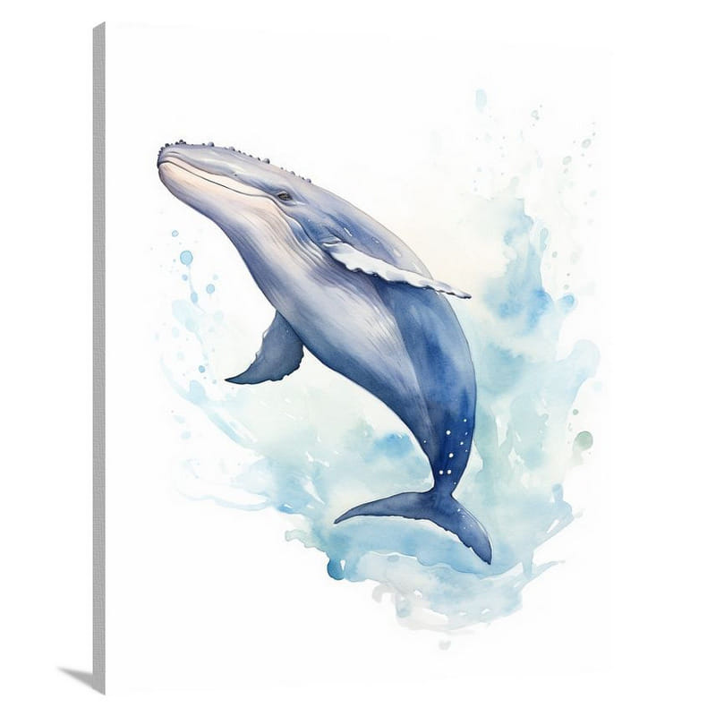 Whale's Serenity - Canvas Print