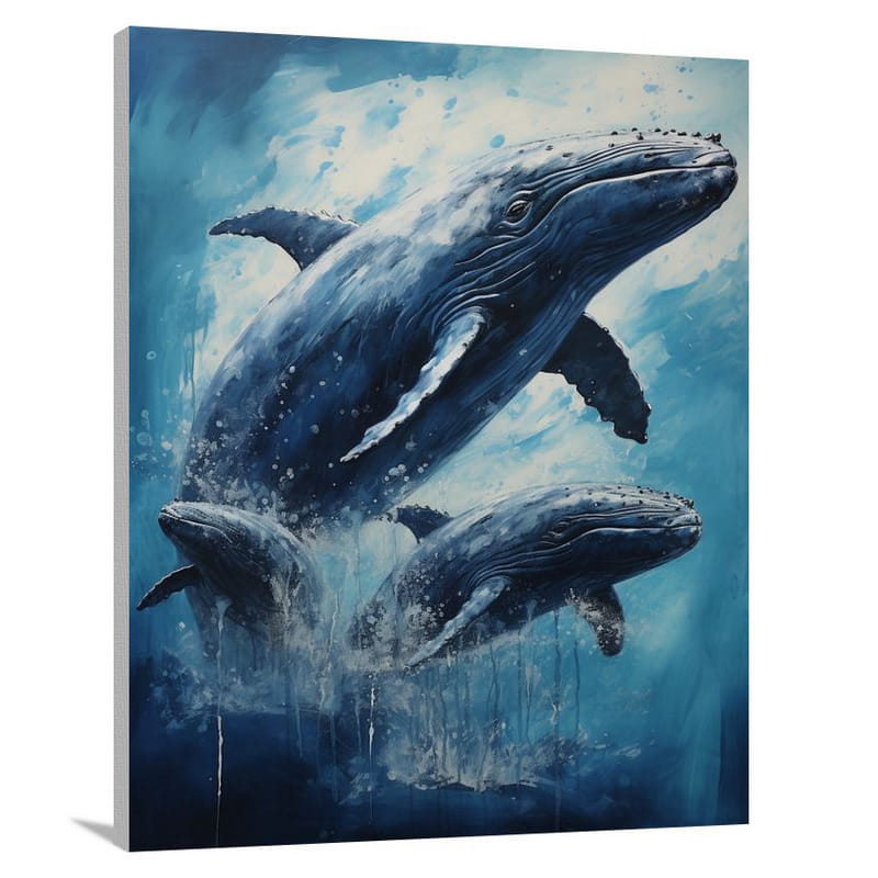 Whale's Symphony - Canvas Print