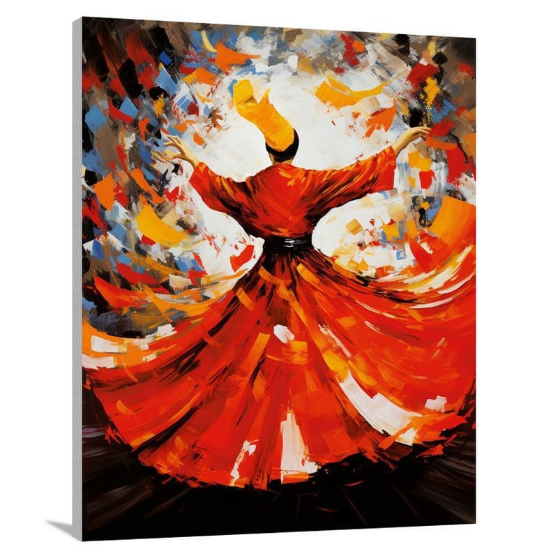 Whirling Turkey - Canvas Print