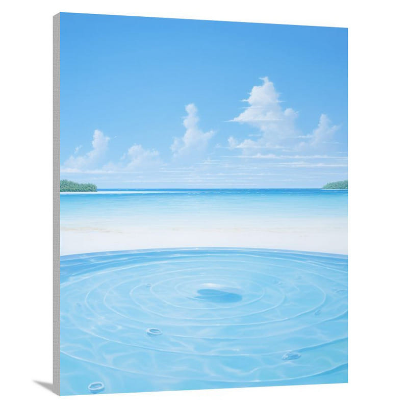 Whirlpool of Dreams: Maldives - Canvas Print