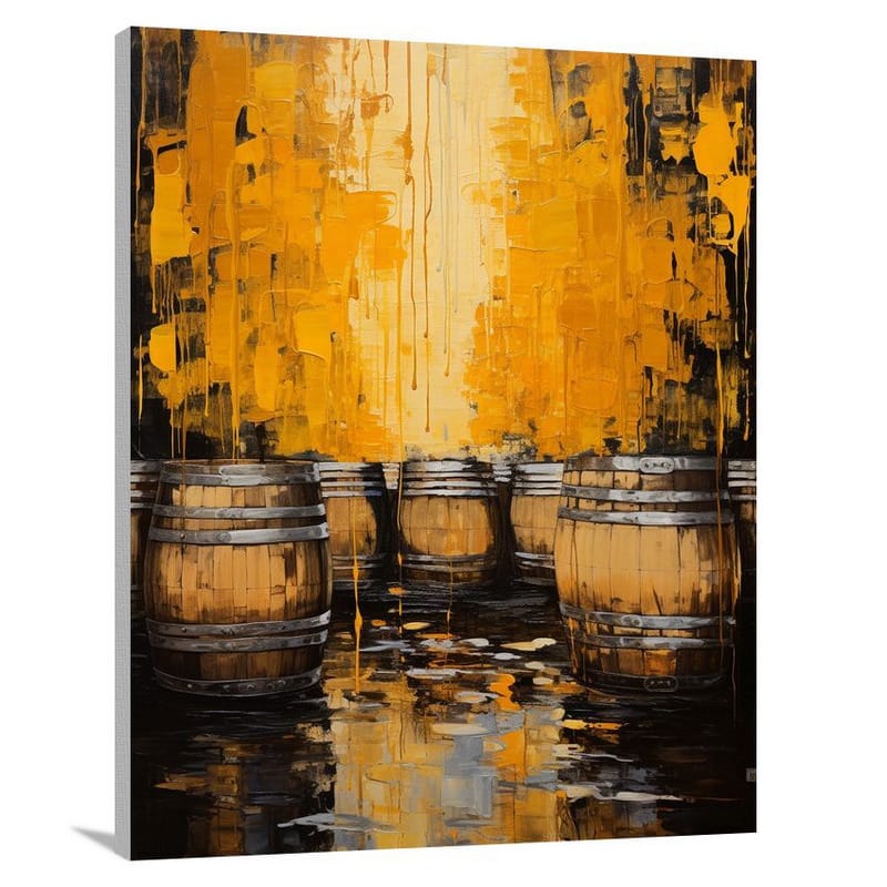Whiskey Reverie - Minimalist 2 - Canvas Print