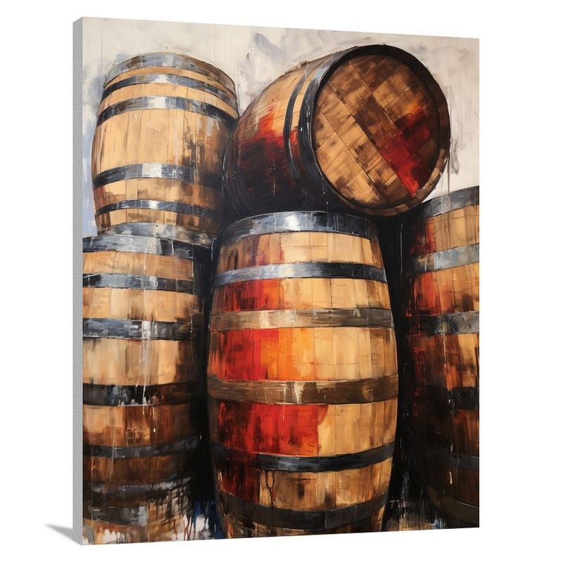 Whiskey Reverie - Minimalist - Canvas Print