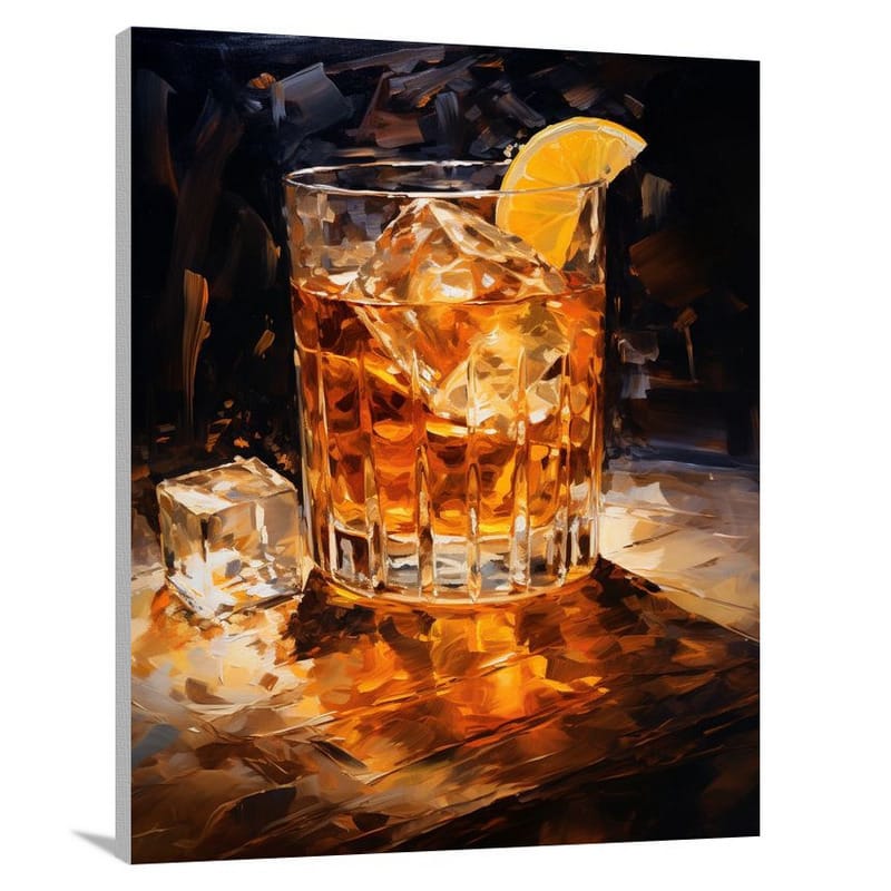 Whiskey's Intoxicating Allure - Canvas Print