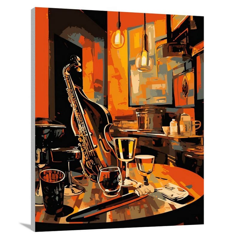 Whiskey Serenade - Pop Art - Canvas Print