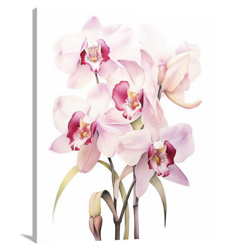 Whispering Orchids - Canvas Print