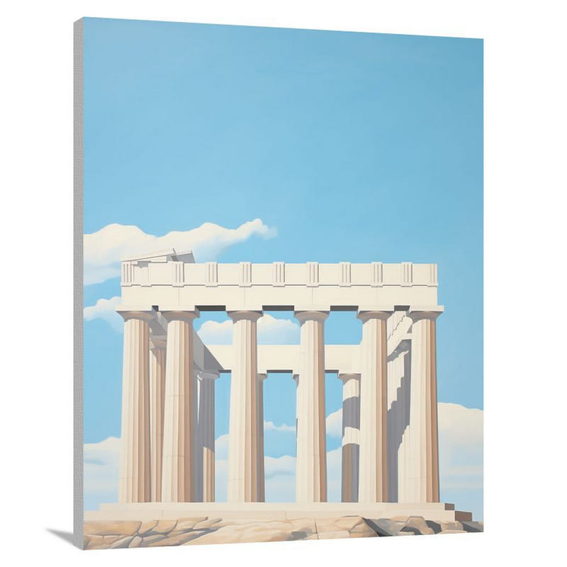 Whispers of Greece - Minimalist - Canvas Print