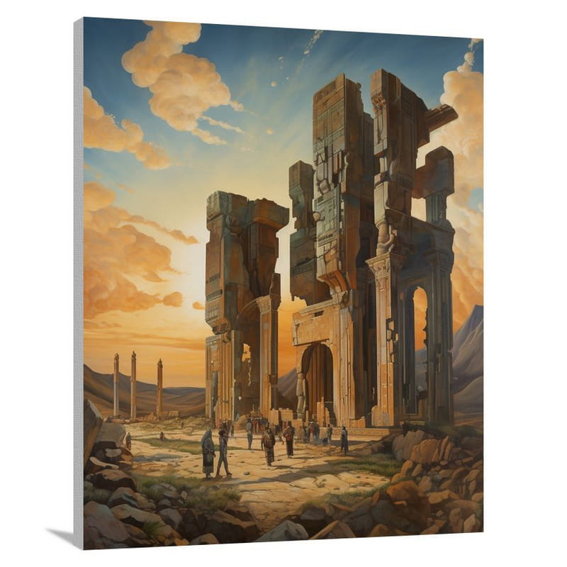 Whispers of Persepolis - Contemporary Art - Canvas Print